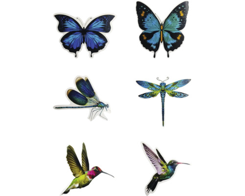 Aimants pour moustiquaire 12 pièces en 6 designs
