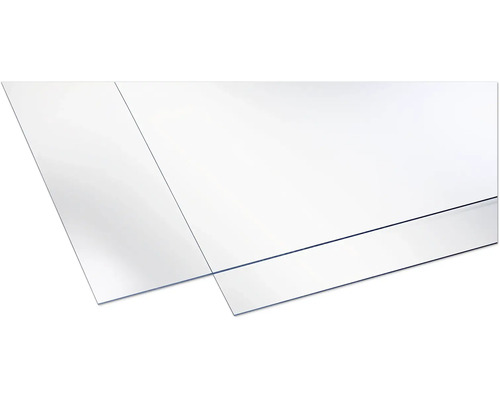 Plaque en polystyrène 5x1000x2000 mm lisse transparente Panneau en plastique transparent