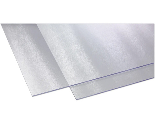 Plaque en polystyrène 5x1000x2000 mm Cincilla transparente Panneau en plastique transparent