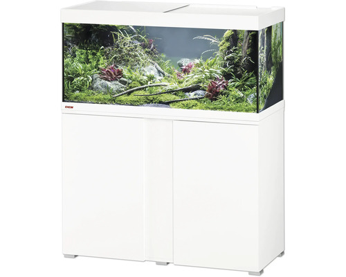 Aquariumkombination mit Unterschrank und Bepflanzung