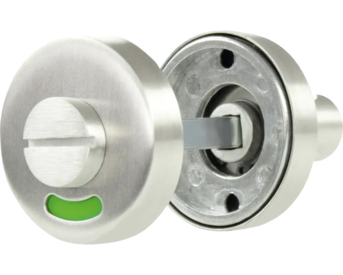 Garniture de porte pour salle de bains ou WC avec indicateur de verrouillage