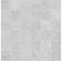 Motif de carreaux avec des carreaux de pierre carrés gris