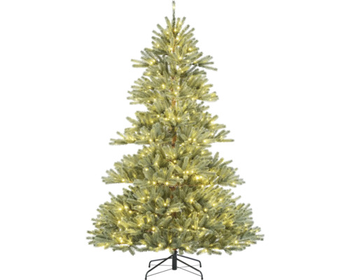 Arbre de Noël artificiel LED Sapin Lafiora Colorado 640 LED Ø 145 cm H 210 cm extérieur Sapin de Noël artificiel avec éclairage