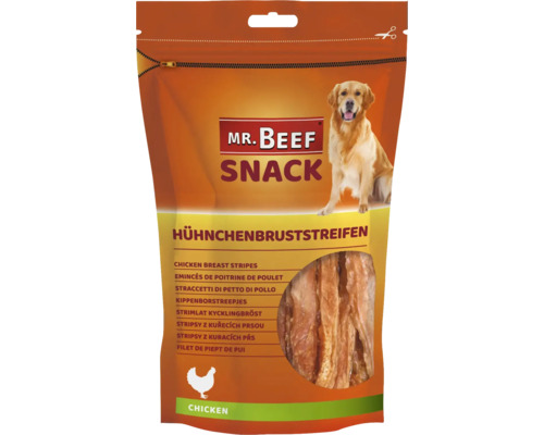 Mr. Beef Snack lanières de poitrine de poulet paquet pour chiens
