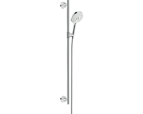 Brausegarnitur hansgrohe Raindance Select S 120 3jet weiß chrom glänzend Brausestangenlänge 990 mm 26322400 Brausegarnitur hansgrohe Raindance Select S 120 3jet weiß chrom glänzend Brausestangenlänge 990 mm 26322400