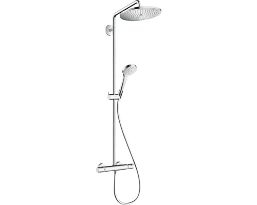 Colonne de douche avec thermostat hansgrohe Croma Select S chrome brillant 26794000