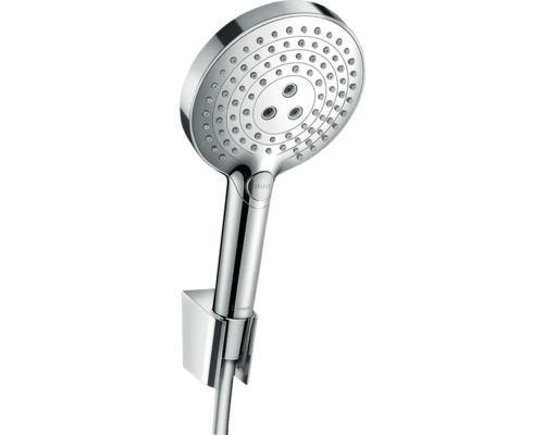 Handbrause Set hansgrohe Raindance Select S 120 3jet rund Ø 125 mm inkl. Brauseschlauch 1250 mm chrom 26701000