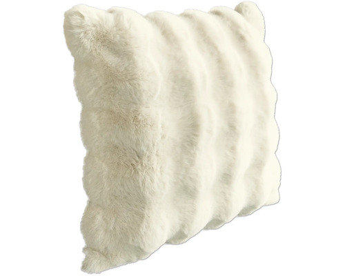 Coussin décoratif en fausse fourrure