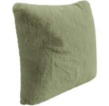 Coussin décoratif carré en fausse fourrure