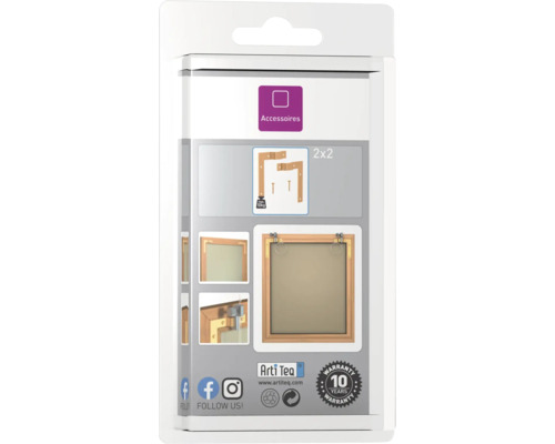 Zubehörpackung mit Beschlägen und Schrauben für Bilderrahmen