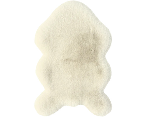 Fourrure synthétique Romance Premium shape beige 60x90 cm Tapis doux aspect fourrure