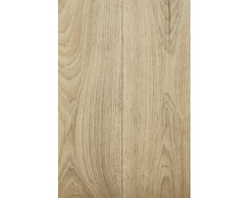 Sol PVC MagicTex aspect lames en bois marron clair lames 16,7x120 cm largeur 400 cm (au mètre)