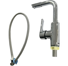 Robinet avec tuyau de raccordement
