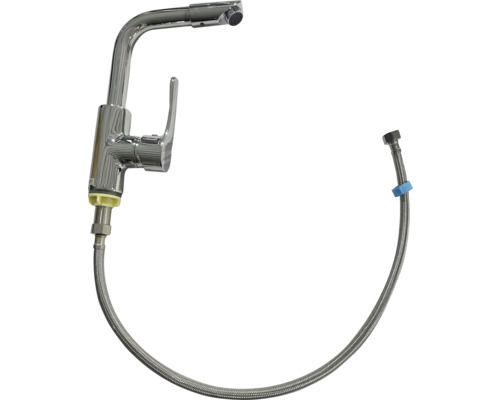 Mitigeur monocommande pour lavabo avec flexible de raccordement