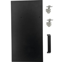 Porte d''armoire avec charnières et poignée