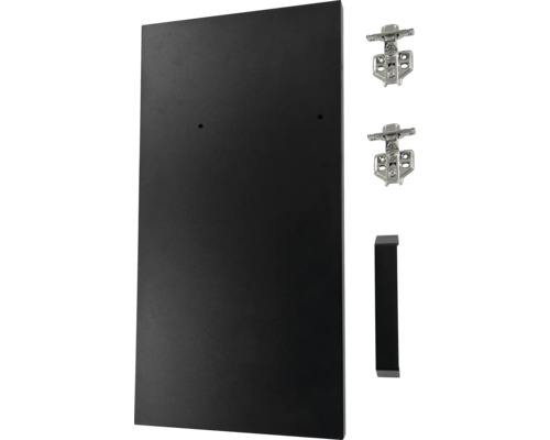 Porte d''armoire avec charnières et poignée