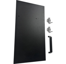 Porte d''armoire avec charnières et poignée