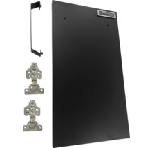 Ensemble d''accessoires d''armoire avec suspension d''armoire, plaque de montage et charnières