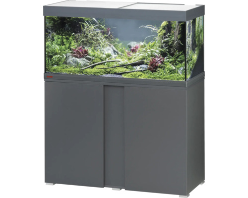 Aquarium mit Unterschrank und Bepflanzung