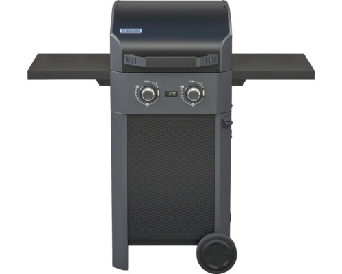 Barbecue électrique TENNEKER Carbon avec affichage digital de la température et grille de maintien en température Barbecue à gaz Tenneker avec deux brûleurs et tablettes latérales