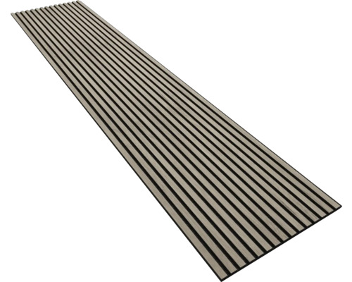 Akustikpaneel furniert Farbton Graue Eiche 2600 x 560 x 18 mm Akustikpaneel furniert Farbton Graue Eiche 2600 x 560 x 18 mm