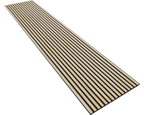 Panneau acoustique plaqué couleur chêne naturel plaqué 2600 x 560 x 18 mm Panneau acoustique plaqué couleur chêne naturel plaqué 2600 x 560 x 18 mm