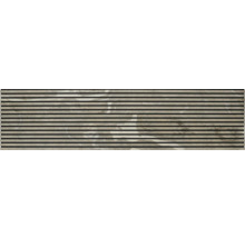 Panneau acoustique avec lattes en bois sur matériau de support