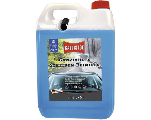 Nettoyant pour vitres classique Ballistol bidon de 5 Litres Nettoyant pour pare-brise Ballistol pour toute l''année en bidon de 5 litres