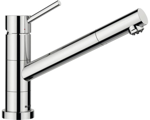 Chromfarbene Küchenarmatur