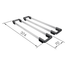 Deux égouttoirs de dimensions 374 x 70 mm