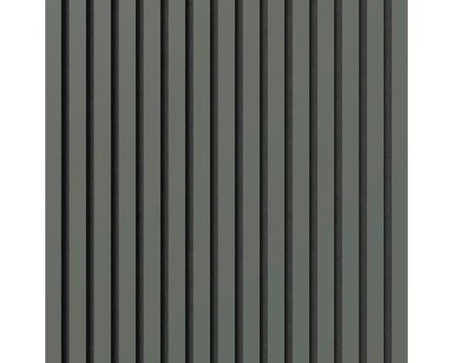 Revêtement mural décoratif avec lamelles verticales