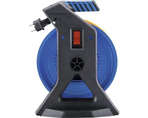 Kabeltrommel mit Stecker und Tragegriff