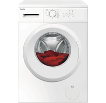 Machine à laver Amica avec linge rouge