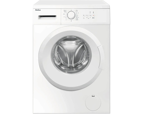 Machine à laver Amica Amica WA 461 022 capacité 6 kg 1000 tours/min lxhxp 59,5x85x40 cm Lave-linge Amica vue de face