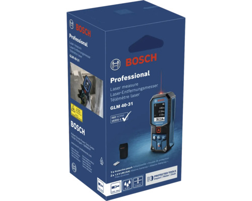 Télémètre laser Bosch Professional GLM 40-31 dans sa boîte