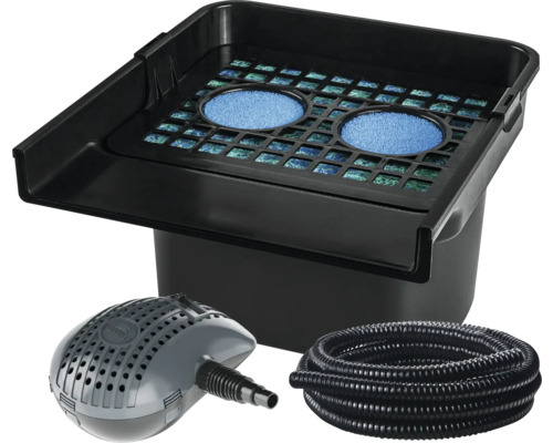 Kit de filtre de bassin avec pompe et tuyau pour bassins de jardin