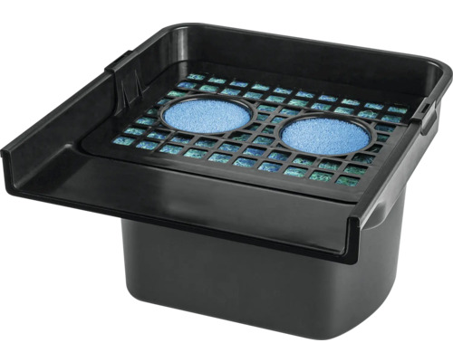 Filtre de bassin avec mousses filtrantes pour bassins de jardin