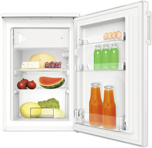 Réfrigérateur ouvert avec des aliments