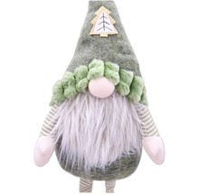 Dekorativer Weihnachtswichtel mit Bart und Mütze