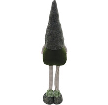 Dekorativer Zwerg mit gestreiften Beinen und großem Hut