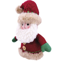 Figurine décorative Père Noël avec bonnet rouge et barbe blanche