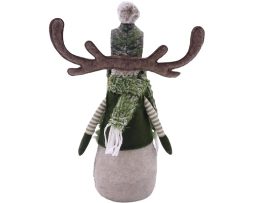 Elan décoratif avec bonnet et écharpe comme décoration de Noël