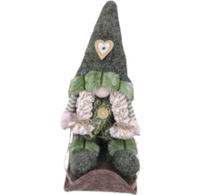 Gnome de Noël décoratif avec bonnet et écharpe