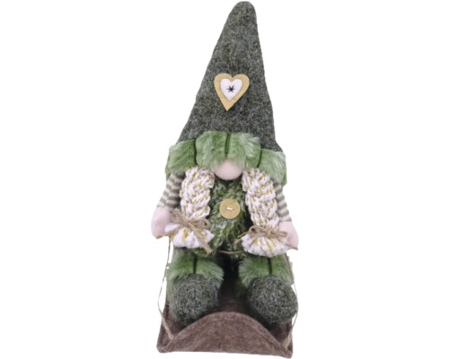 Gnome de Noël décoratif avec bonnet et écharpe