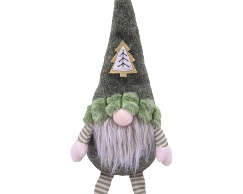 Nain de Noël avec bonnet et barbe comme décoration