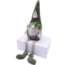 Gnome de Noël avec barbe et bonnet avec application d''arbre