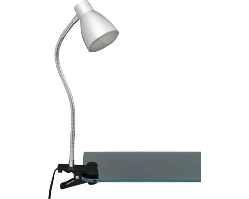 Lampe de bureau avec pince et bras flexible