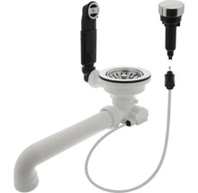 Ablaufgarnitur mit Excenterbedienung für Waschbecken