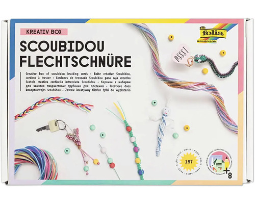 Coffret créatif de tresses Scoubidou