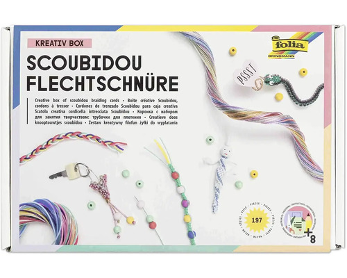 Scoubidou Flechtschnüre Kreativbox